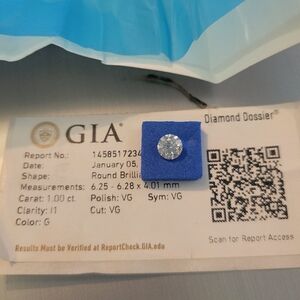 SOLD  SOLD. SOLD. GIA genuine Certified Round Brilliant Diamond
